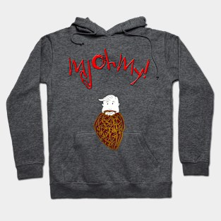 MJ Oh My! logo with beard Hoodie